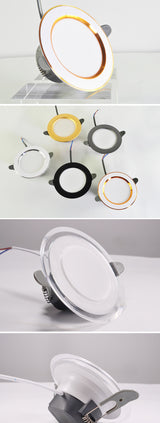 Downlight 10Pcs 3w 5w spot led lights 3000k 4500K 6000K AC 220V-240V led Downlight Kitchen living room Indoor recessed lighting