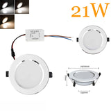 LED Recessed Ceiling Light Downlight Lamp 5PCS Dimmable 21W 18W 15W 12W 9W 7W 5W 3W 110V 220V With Driver Lighting Lamps