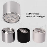 Dimmable 1pcs 6W 10W 14W 18W 24W led spot downlight High Power LED Ceiling Spot Light Kitchen Bathroom LED Downlights AC85-265V