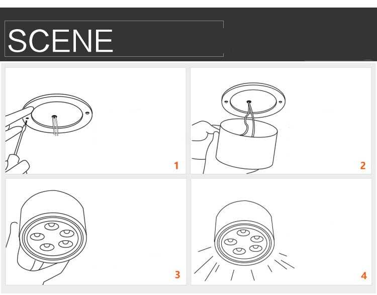 Dimmable 1pcs 6W 10W 14W 18W 24W led spot downlight High Power LED Ceiling Spot Light Kitchen Bathroom LED Downlights AC85-265V