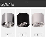 Dimmable 1pcs 6W 10W 14W 18W 24W led spot downlight High Power LED Ceiling Spot Light Kitchen Bathroom LED Downlights AC85-265V