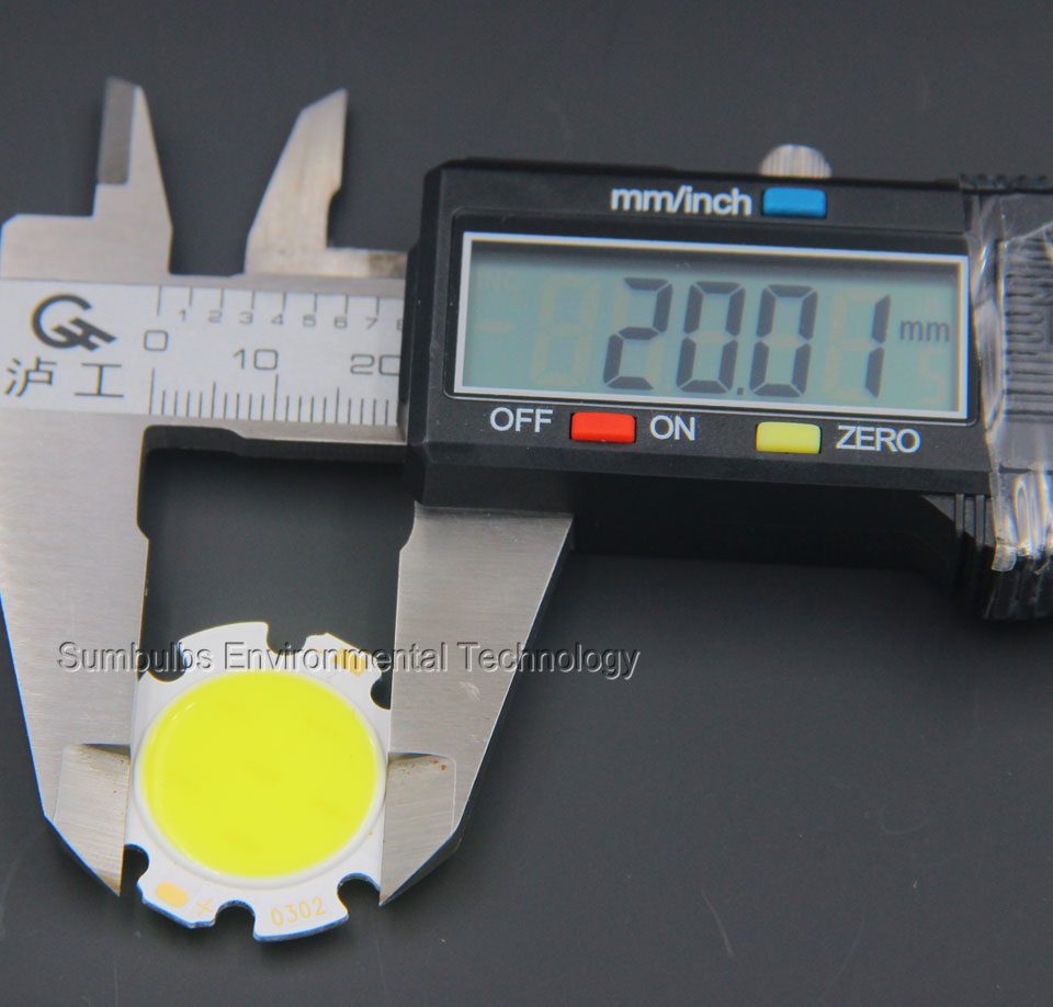 LED Rounded 10PCS 28MM 3W 5W 7W 10W 12W Chip On Board COB Light Source Warm Nature Cold White for Spotlight Downlight DIY 2820