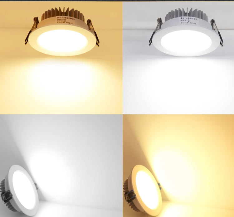 Dimmable Led light COB Ceiling 1X NEW 5W 9W 12W  85-265V ceiling recessed Lights Indoor Lighting + LED driver