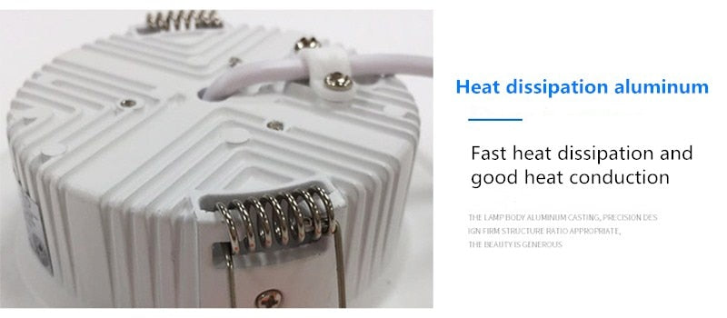 Ultra Bright Round LED Downlight 3W 5W 7W 9W 12W 15W 18W 24W 30W Aluminum AC110V 220V LED Down Light Ceiling Recessed Spot Light