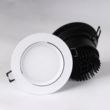 Dimmable LED COB Spotlight Ceiling lamp AC85-265V 5w 7w 9w 12w 15w Aluminum recessed downlight round led panel light Indoor lighting