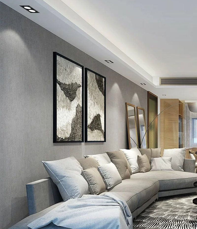 Dimmable black LED downlight COB spotlight ceiling light grid light AC110V 220V 7W 9W 12W 14W 18W 24W recessed square led panel