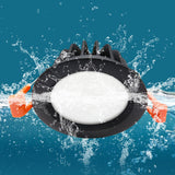 Bathroom Waterproof LED Downlight 15W 12W IP65 Recessed LED lamp lights for Outdoor waterproof Spot light AC220V 110V