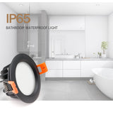 Bathroom Waterproof LED Downlight 15W 12W IP65 Recessed LED lamp lights for Outdoor waterproof Spot light AC220V 110V