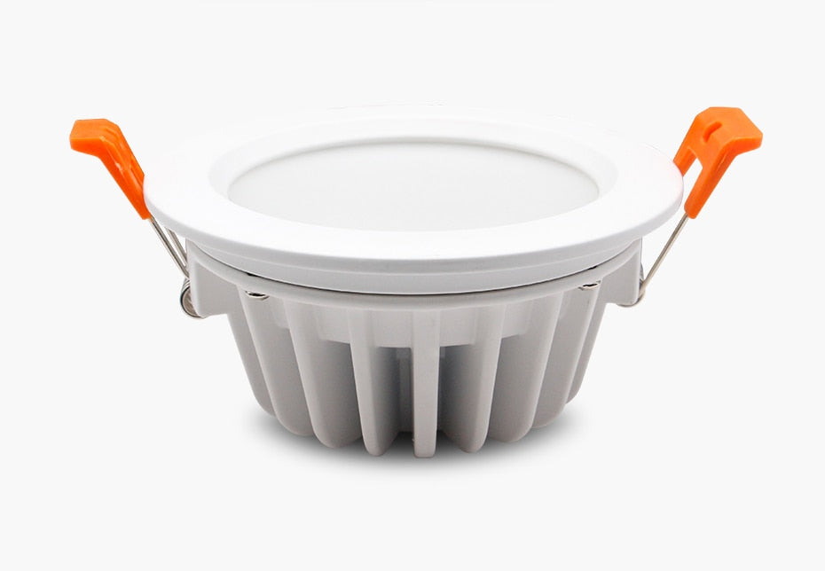 Bathroom Waterproof LED Downlight 15W 12W IP65 Recessed LED lamp lights for Outdoor waterproof Spot light AC220V 110V