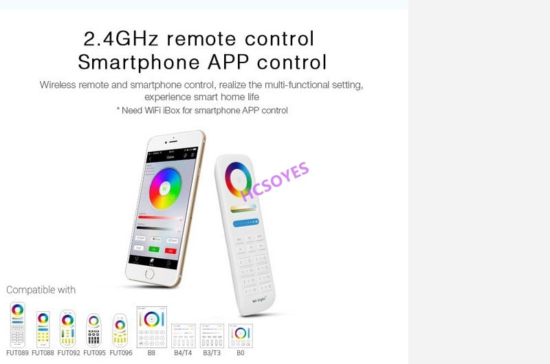 MIBOXER FUT063/FUT068/FUT069 6W 15W LED Downlight RGB+CCT Waterproof LED Ceiling Spotlight 2.4ghz remote smartphone APP control