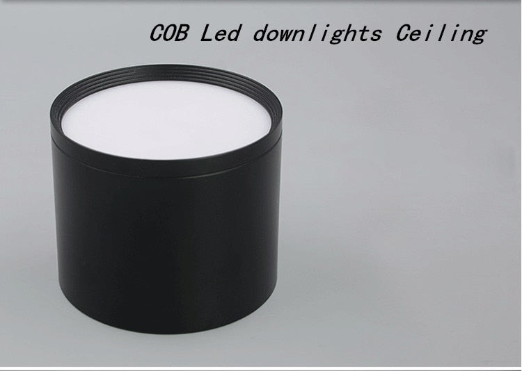 Surface Mounted Ceiling Downlight SMD5730 5W 7W 12W 18W AC85-265V lamp COB Led downlights Ceiling Spot light +led driver