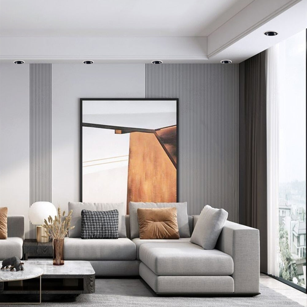 DBF 2021 New Anti-Glare Ceiling Spot Light 7W 12W 18W 20W Honeycomb Nest Reflector Hotel Wall Washer Dimmable Embedded Downlight