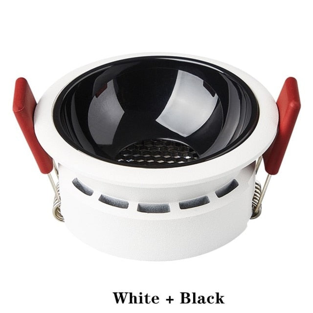 DBF 2021 New Anti-Glare Ceiling Spot Light 7W 12W 18W 20W Honeycomb Nest Reflector Hotel Wall Washer Dimmable Embedded Downlight