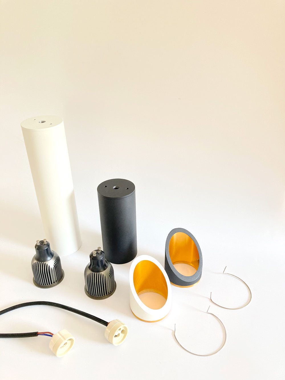 LED Downlight Free bulb GU10 Downlights 7W spot light Kitchen Company Table Pipe Tube Lamp Dining Room Bar Counter Shop