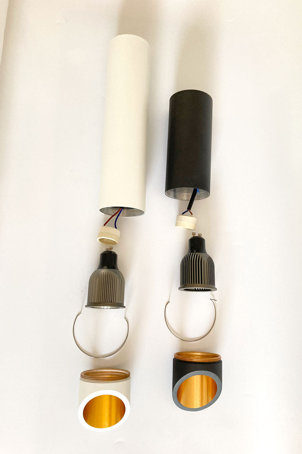 LED Downlight Free bulb GU10 Downlights 7W spot light Kitchen Company Table Pipe Tube Lamp Dining Room Bar Counter Shop