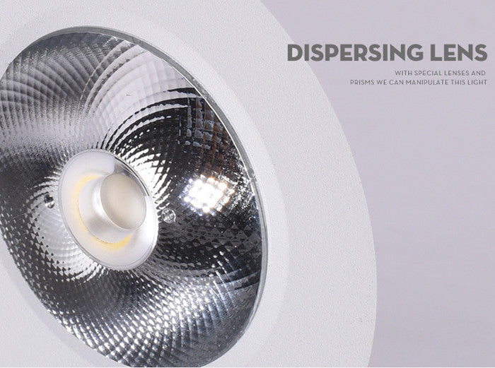 LED Embedded Ceiling Down Lamp Foldable 220V 3W/5W/7W Slim 360 Degree Rotatable Built in COB Spot light Recessed Downlight