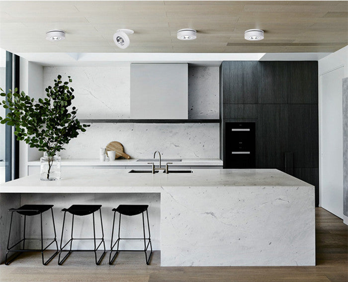 LED Embedded Ceiling Down Lamp Foldable 220V 3W/5W/7W Slim 360 Degree Rotatable Built in COB Spot light Recessed Downlight