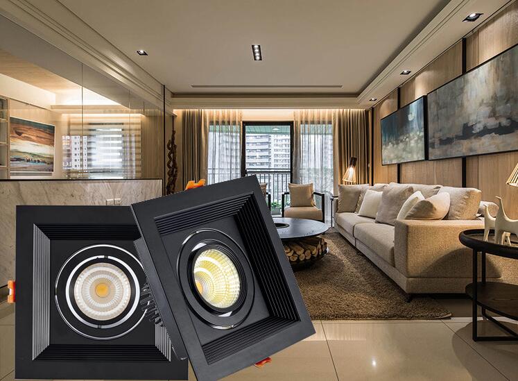 LED DIMMABLE 1Pcs 10W 20W 30W 110V 220V Ceiling Downlight Recessed LED Wall lamp Spot light With LED Driver For Home Lighting