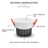 GLEDOPTO Zigbee 3.0 Smart RGBCCT Recessed Downlight LED 12W Pro Dimmable Waterproof IP54 For Kitchen Bedroom Corridor Bathroom