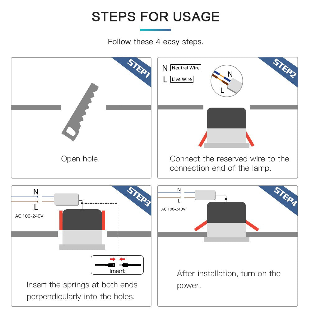 GLEDOPTO Zigbee 3.0 Smart RGBCCT Recessed Downlight LED 12W Pro Dimmable Waterproof IP54 For Kitchen Bedroom Corridor Bathroom