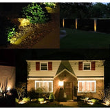 Outdoor LED Garden Lawn Light 9W Landscape Lamp Spike Waterproof DC12V Path Bulb Warm White Green Spot Lights  220V 110V