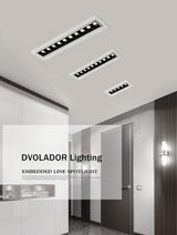 Embedded Creative LED Downlight 20W 10W 4W 2W Line Recessed Lamp 110V 220V Led Bulb Bedroom Kitchen Indoor LED Spot Light Black