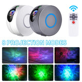 Galaxy Led Projector Night Light Projection Lamp 6 Colors Star Sky Rotation The Ceiling Lamp for Bedroom Kids Gift Starry Lights