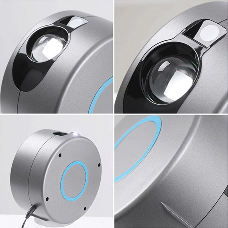 Galaxy Led Projector Night Light Projection Lamp 6 Colors Star Sky Rotation The Ceiling Lamp for Bedroom Kids Gift Starry Lights