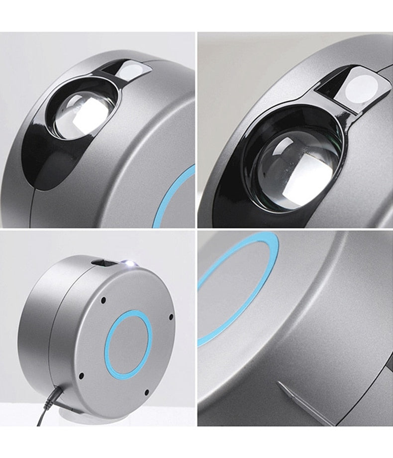 Galaxy Led Projector Night Light Projection Lamp 6 Colors Star Sky Rotation The Ceiling Lamp for Bedroom Kids Gift Starry Lights