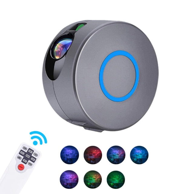 Galaxy Led Projector Night Light Projection Lamp 6 Colors Star Sky Rotation The Ceiling Lamp for Bedroom Kids Gift Starry Lights