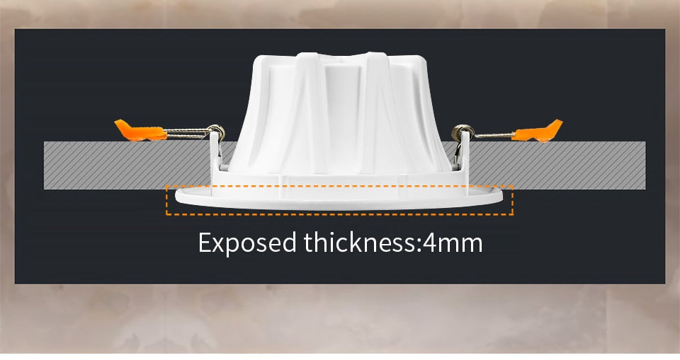 LED Ceiling Spot Light 45° Adjustable 7W 12W 20W Led light fixtur 220V Indoor Lighting for Living room Kitchen LED Downlight