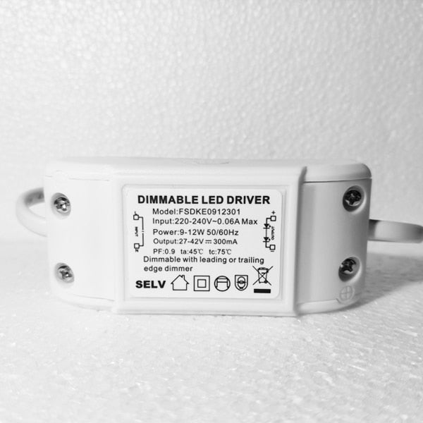 Dimmable LED Driver Dimming LED Power supply 3w 5w 7w 9w 12W 15W 24w led lighting transformer downlight lamp spotlight driver