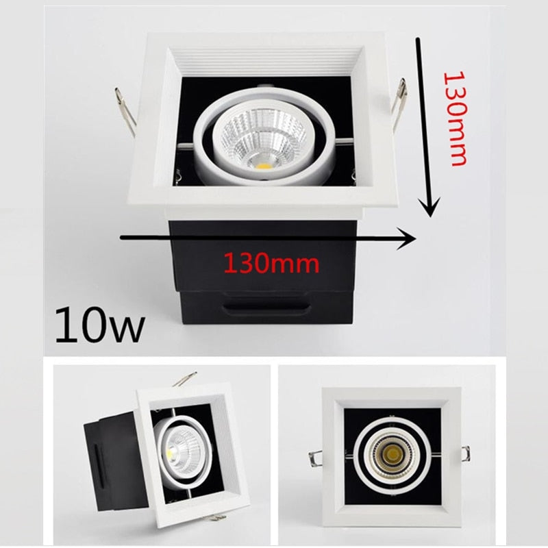 Double Dimmable Led downlight light Ceiling Spot Light 10w 20W 30W ac85-240V ceiling recessed Lights Indoor Lighting