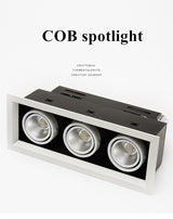 Double Dimmable Led downlight light Ceiling Spot Light 10w 20W 30W ac85-240V ceiling recessed Lights Indoor Lighting