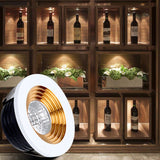 Dimmable LED COB Downlight 3W Round Mini Spotlight Ceiling AC85-265V White Lighting Bulb for Cabinet Counter Showcase