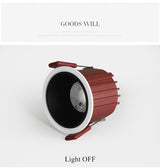 DBF 2020 New Frameless Anti Glare Lens COB Recessed Downlight 7W 12W Round LED Ceiling Spot Light Bedroom Picture Background