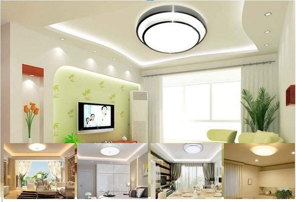 LED PANEL Circle Ring Light SMD2835 12W 18W 24W 36W LED Round Ceiling decoration Ceiling Lamp AC 220V 230V 240V bulbs downlight