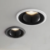 CRI90 Anti-glare Recessed Ceiling Downlight lamp 7W 12W 18W 20W honeycomb cob led spot lights Ceiling Fixtures Lighting 85-265V