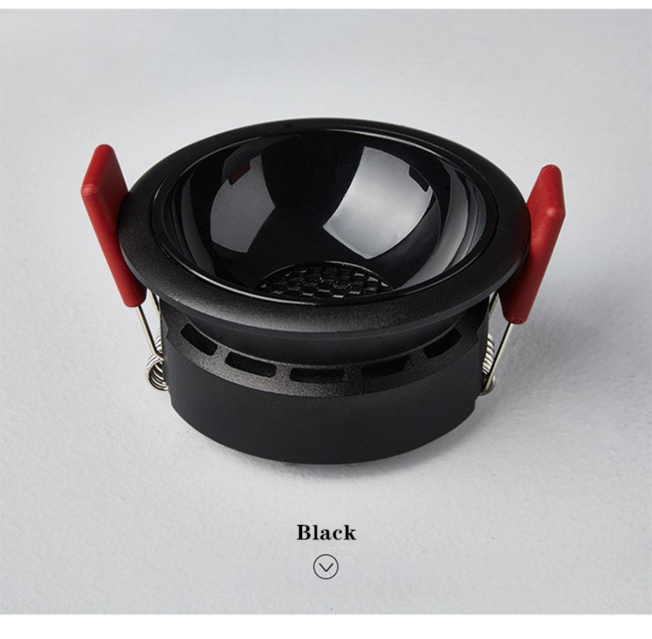 CRI90 Anti-glare Recessed Ceiling Downlight lamp 7W 12W 18W 20W honeycomb cob led spot lights Ceiling Fixtures Lighting 85-265V