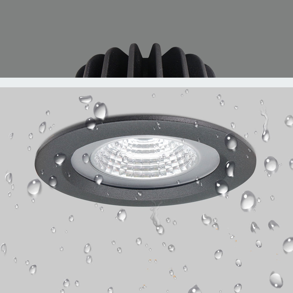IP65 Waterproof Fire-proof LED Downlight 15W 12W 7W 5W Recessed LED Lamp Spot Light LED  for sauna steam bath kitchen bathroom