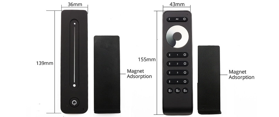 LEDIARY Dimmable Multi Remot Control Downlight Cabinet Lamp Black 12V Spot LED Mini Ceiling Downlights Recessed 1.5W 27mm