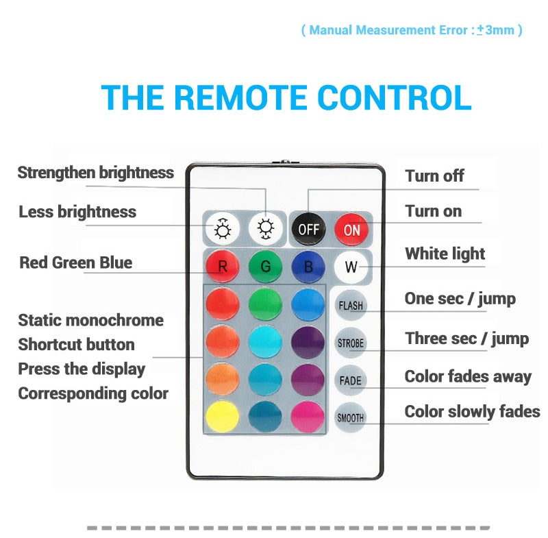LED RGB Downlight Remote Control Dimming Round Spot Light 7W 9W RGB Color Changing Warm Cool Light