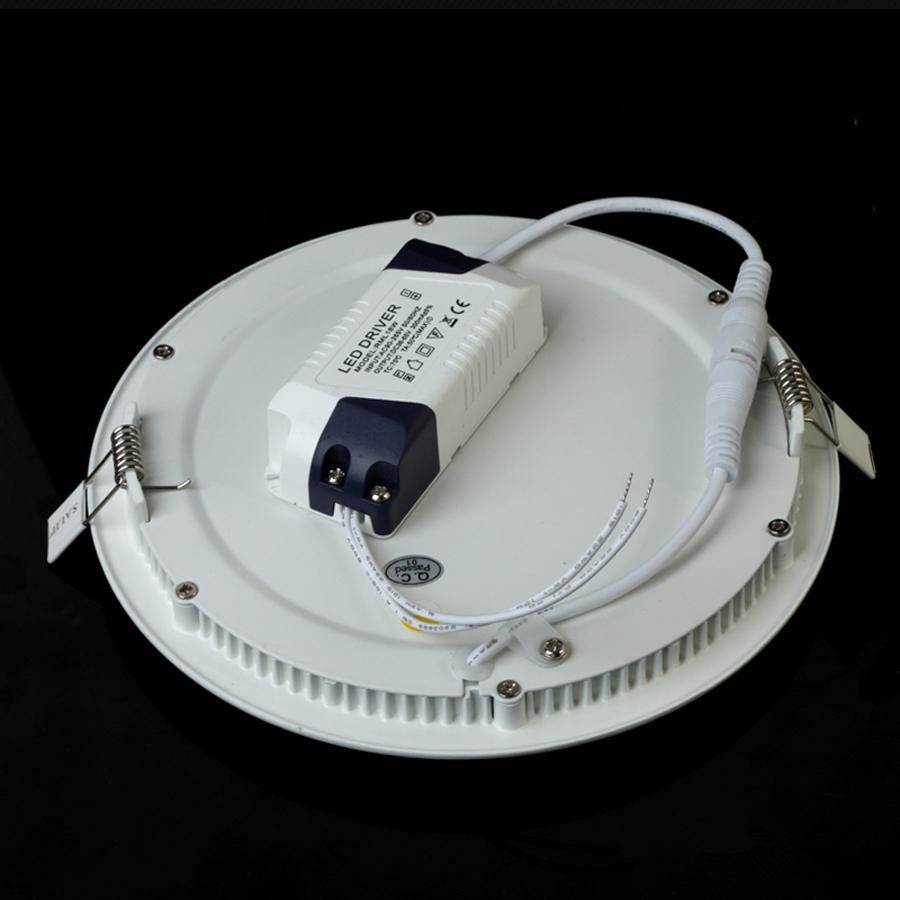 LED downlight AC/DC 12V 24V 3W 4W 6W 9W 12W 15W 25W led ceiling recessed grid downlight round panel light