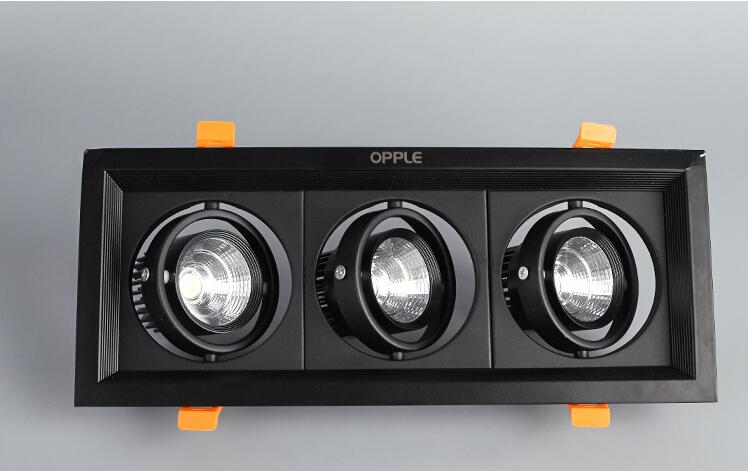 Super Bright Recessed square LED Dimmable Downlight COB 10w 20W 30w LED Spot light LED decoration Ceiling Lamp