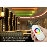FUT025 Miboxer DC12-24V 2.4G Wireless Touch screen led RGB controller 18A RF remote control for led RGB strip/bulb/downlight/tap
