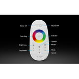 FUT025 Miboxer DC12-24V 2.4G Wireless Touch screen led RGB controller 18A RF remote control for led RGB strip/bulb/downlight/tap
