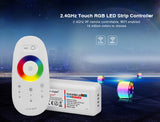 FUT025 Miboxer DC12-24V 2.4G Wireless Touch screen led RGB controller 18A RF remote control for led RGB strip/bulb/downlight/tap