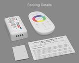 FUT025 Miboxer DC12-24V 2.4G Wireless Touch screen led RGB controller 18A RF remote control for led RGB strip/bulb/downlight/tap