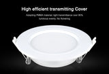 Smart 6W RGB + CCT LED Downlight 110V 220V dimmable recessed Led ceiling panel lights compatible FUT092 remote/WIFI APP control