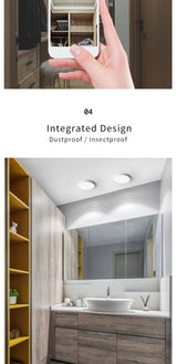 LED Ceiling Light 6W 9W 13W 18W 24W Modern Surface Ceiling Lamp AC85-265V For Kitchen Bedroom Bathroom Lamps